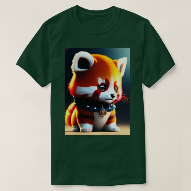 Chibi Red Panda Royal Family T-Shirt (Design Front)