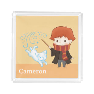 Chibi Ron Weasley Patronus Acrylic Tray