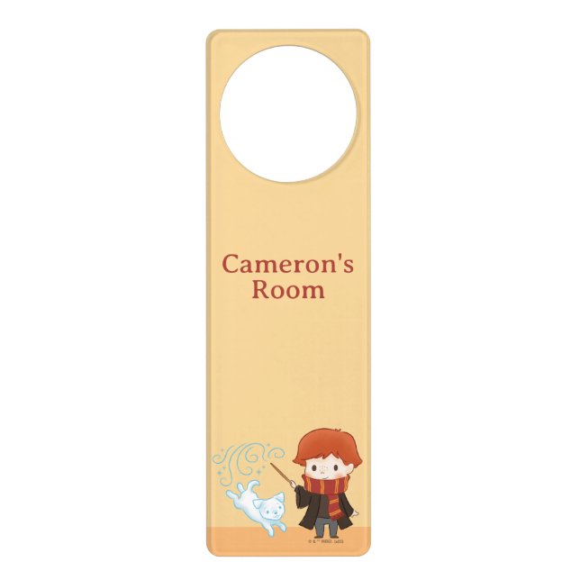 Chibi Ron Weasley Patronus Door Hanger (Front)