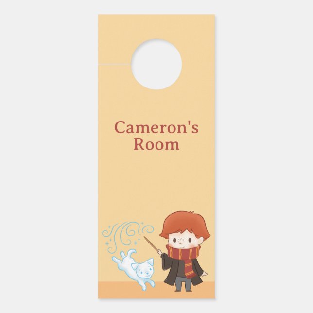 Chibi Ron Weasley Patronus Door Hanger (Front)