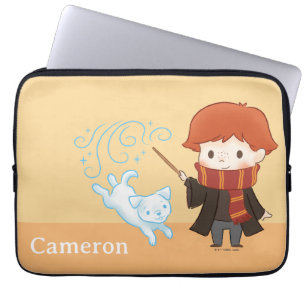 Chibi Ron Weasley Patronus Laptop Sleeve