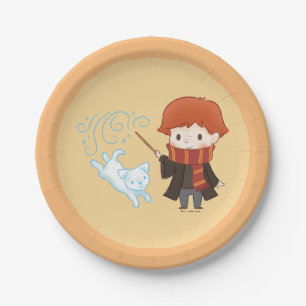 Chibi Ron Weasley Patronus Paper Plates