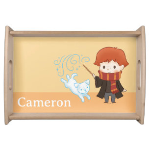 Chibi Ron Weasley Patronus Serving Tray