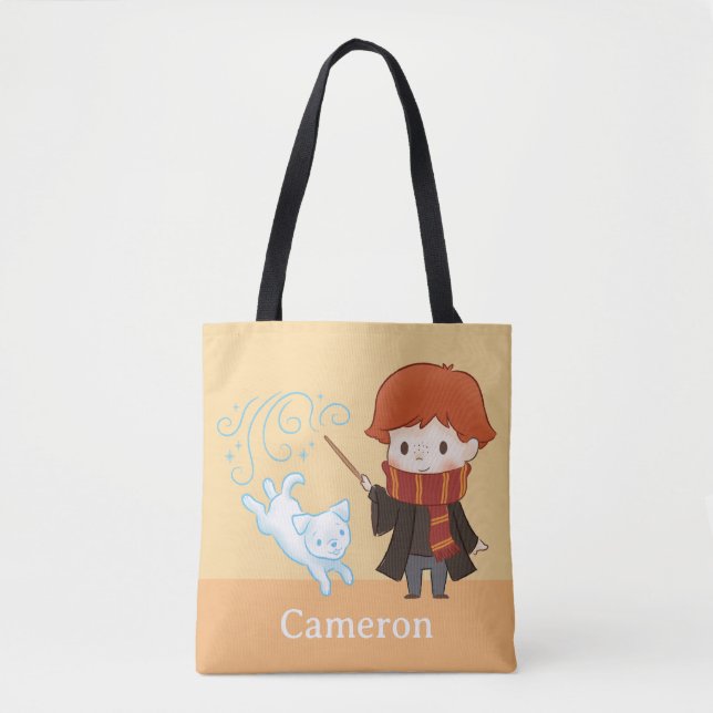 Chibi Ron Weasley Patronus Tote Bag (Front)