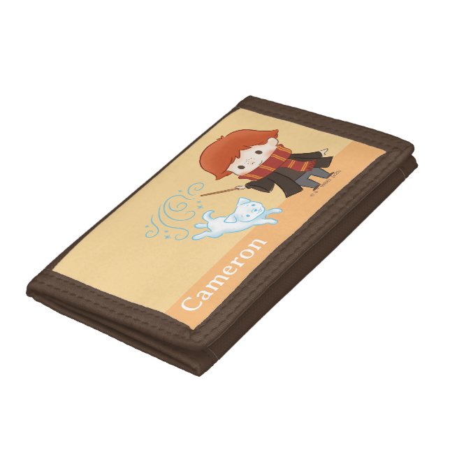Chibi Ron Weasley Patronus Trifold Wallet (Bottom)