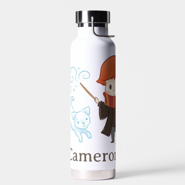 Chibi Ron Weasley Patronus Water Bottle (Left)