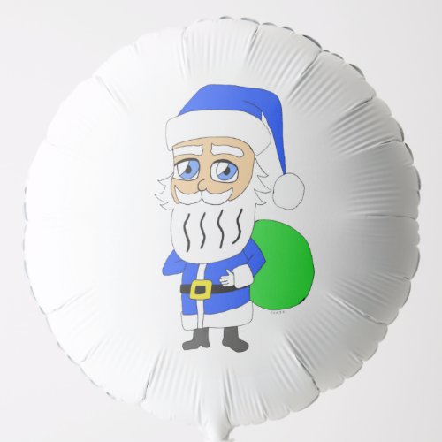 chibi Santa Claus     Balloon