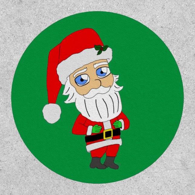 chibi santa claus  patch (Front)