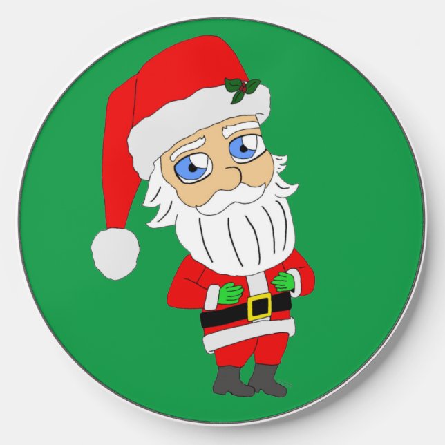 chibi santa claus wireless charger  (Front)