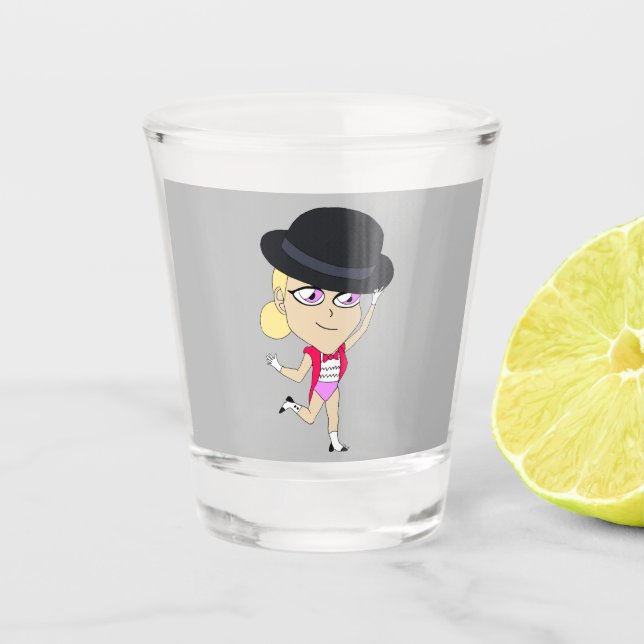 chibi   shot glass (Front)
