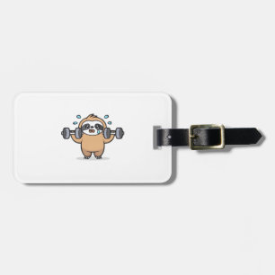 Chibi Sloth Gym Fail � Cute Kawaii Funny Workout A Luggage Tag