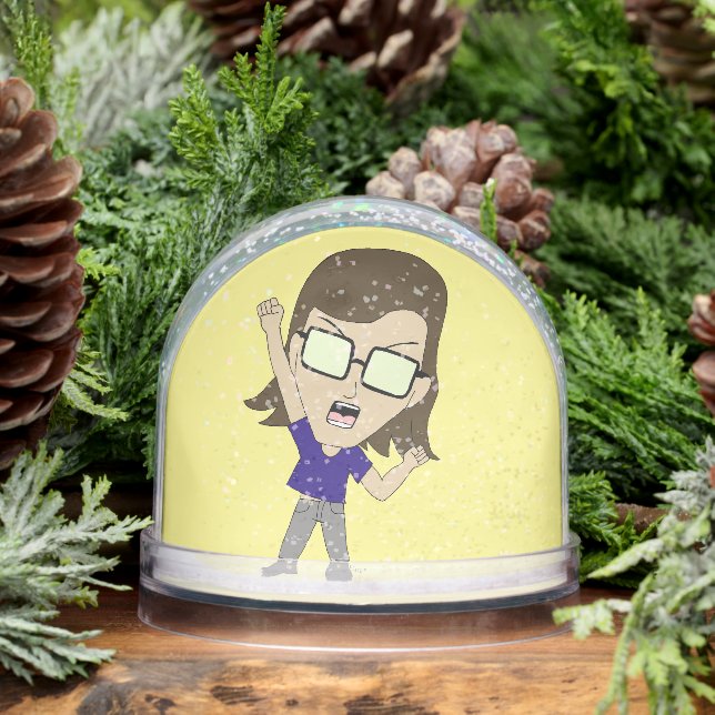 Chibi Sonic_Zeph   Snow Globe (Winter)