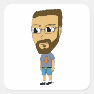 chibi      square sticker
