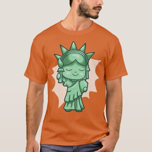 Chibi statue of liberty T_Shirt