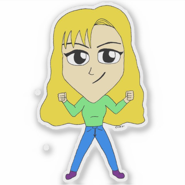 chibi     sticker (Front)