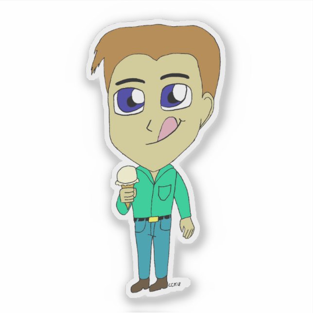 chibi    sticker (Front)