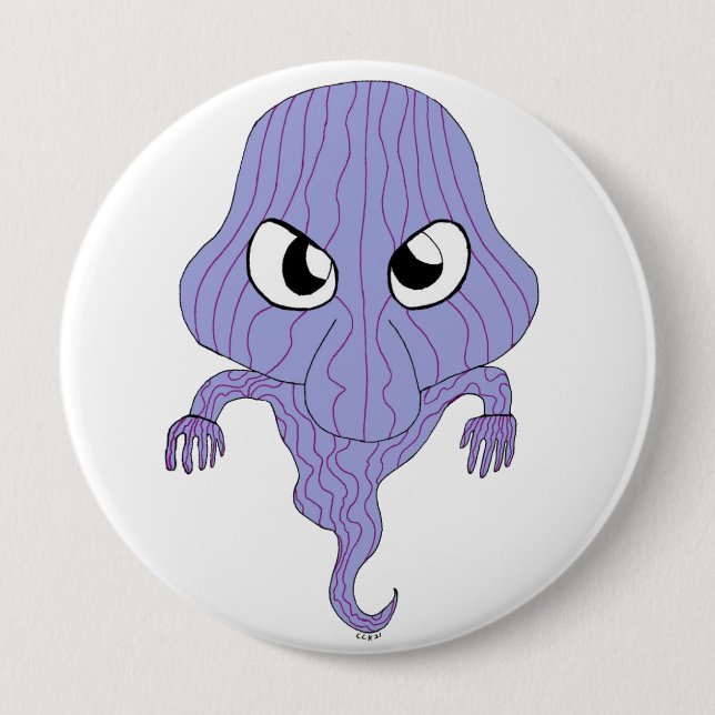 Chibi style ghost button (Front)