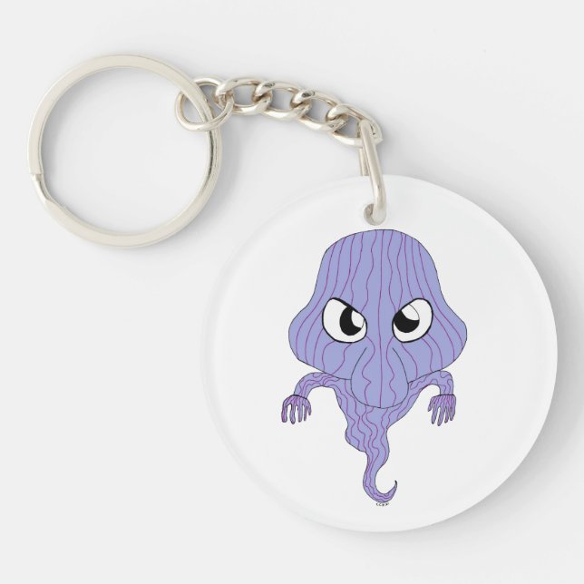 Chibi style ghost keychain (Front)