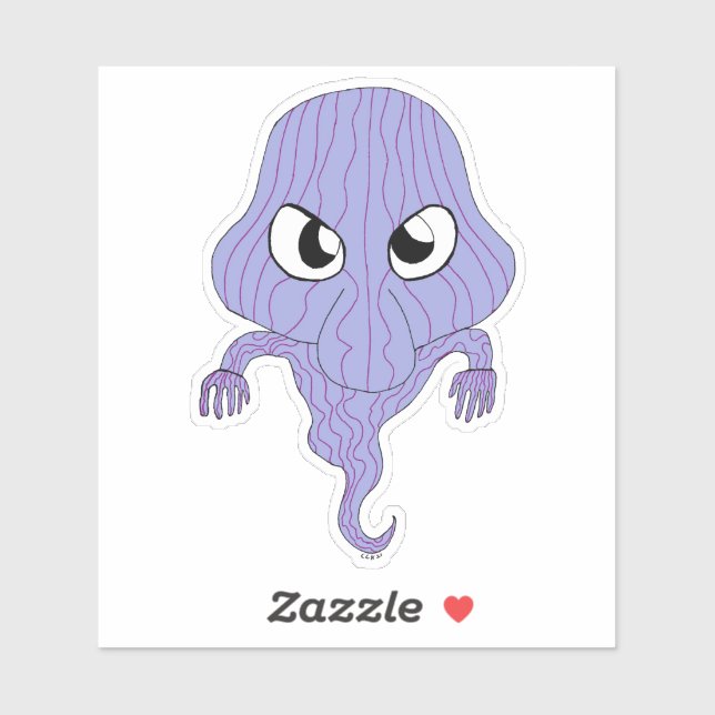 Chibi style ghost  sticker (Sheet)