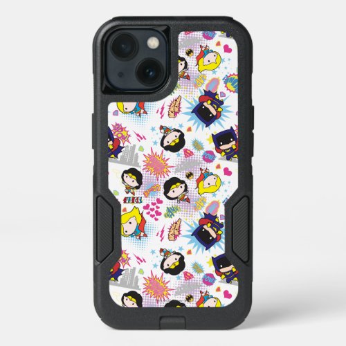 Chibi Super Heroine Pattern iPhone 13 Case