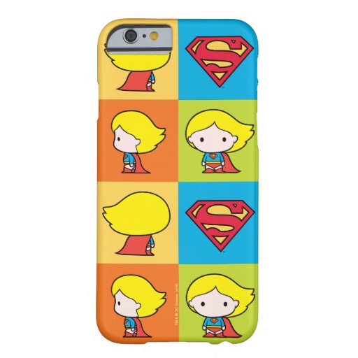 Chibi Supergirl Character Turnaround Barely There iPhone 6 Case