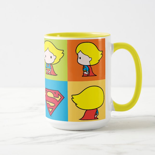 Chibi Supergirl Character Turnaround Mug (Right)