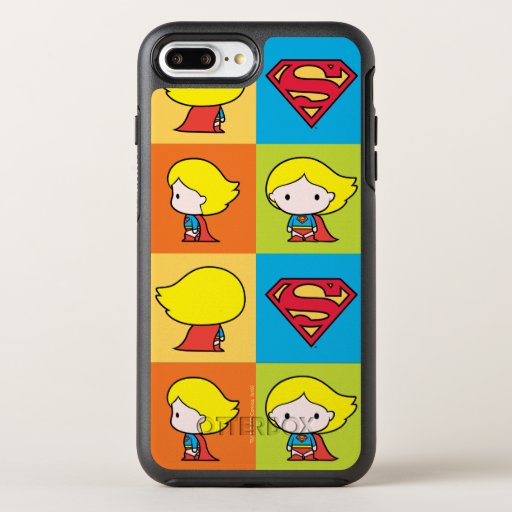 Chibi Supergirl Character Turnaround OtterBox Symmetry iPhone 8 Plus/7 Plus Case