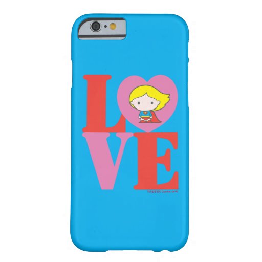 Chibi Supergirl LOVE Barely There iPhone 6 Case