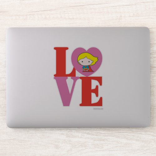 Chibi Supergirl LOVE Sticker