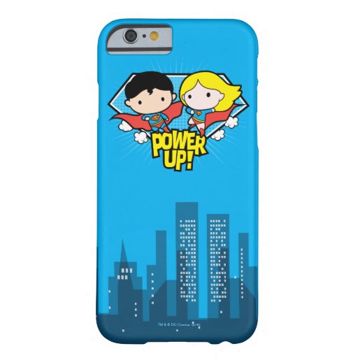 Chibi Superman & Chibi Supergirl Power Up! Barely There iPhone 6 Case