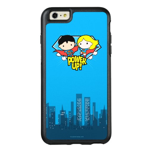 Chibi Superman & Chibi Supergirl Power Up! OtterBox iPhone 6/6s Plus Case