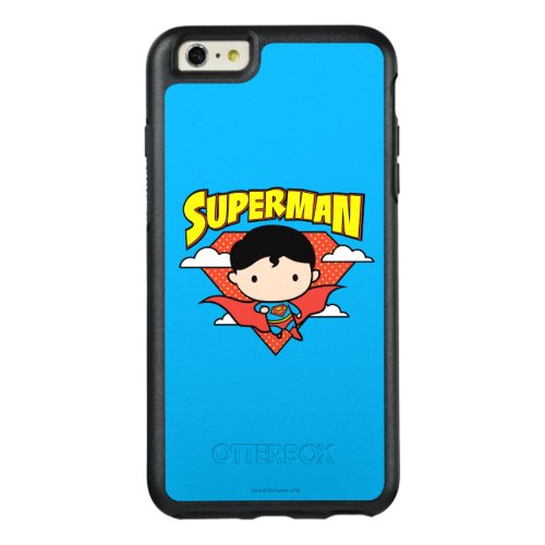 Chibi Superman Polka Dot Shield and Name OtterBox iPhone 66s Plus Case