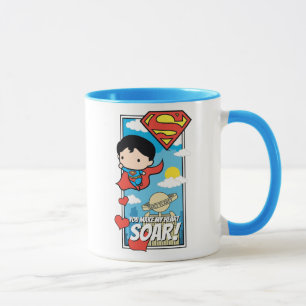 Chibi Superman - You Make My Heart Soar Valentine Mug