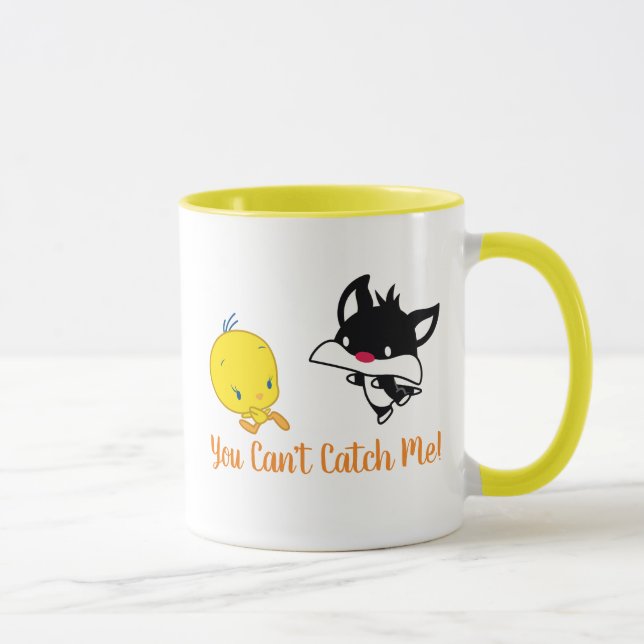Chibi SYLVESTER™ Chasing TWEETY™ Mug (Right)
