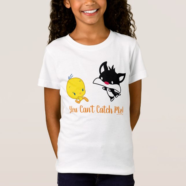 Chibi SYLVESTER™ Chasing TWEETY™ T-Shirt (Front)