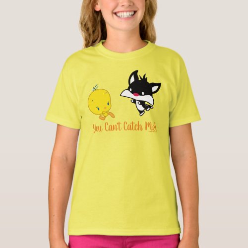 Chibi SYLVESTER Chasing TWEETY T_Shirt