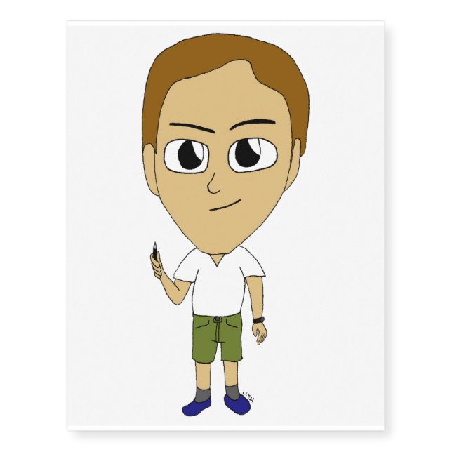 chibi   temporary tattoos (Front)