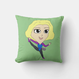 chibi   throw pillow