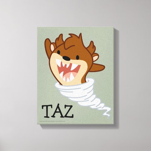 Chibi Tornado TAZ Canvas Print