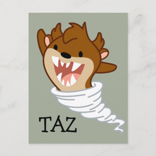 Chibi Tornado TAZ Postcard