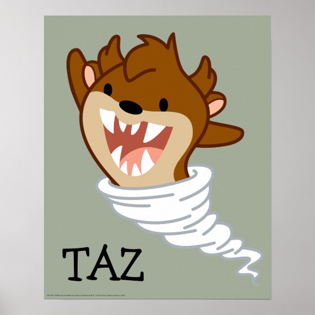Chibi Tornado TAZ™ Poster (Front)