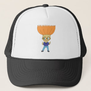 chibi trucker hat