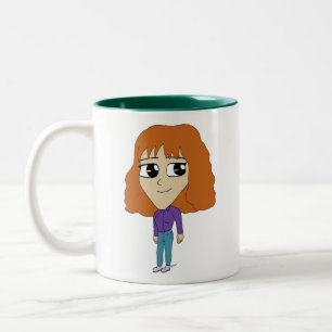 chibi Two-Tone coffee mug