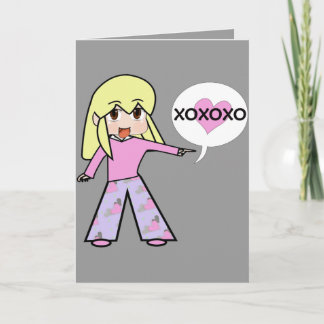 Chibi Valentine Holiday Card