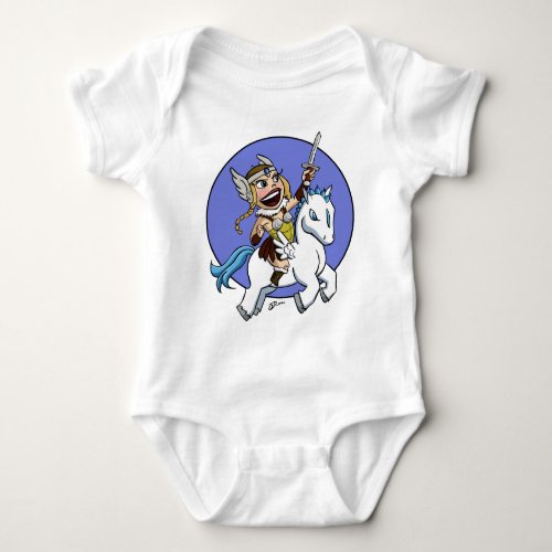 chibi valkyrie baby bodysuit