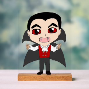 chibi vampire acrylic sign