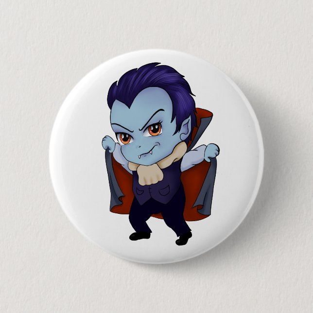 Chibi Vampire Button (Front)