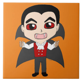chibi vampire  ceramic tile