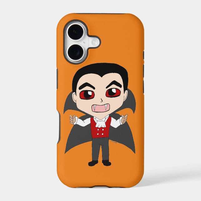 chibi vampire  iphone case (Back)