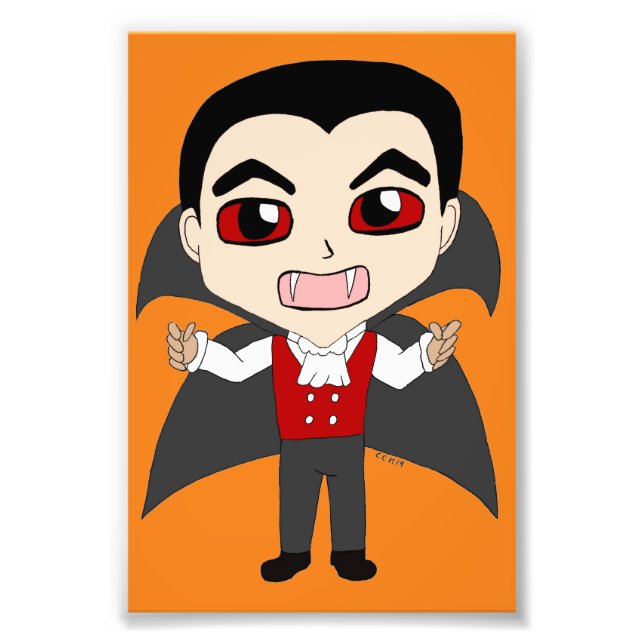 chibi vampire photo print (Front)